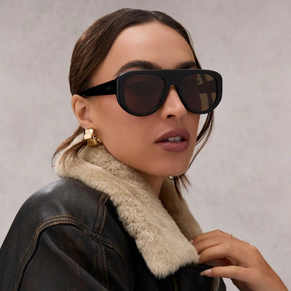MORGAN - BLACK + BROWN + POLARIZED SUNGLASSES