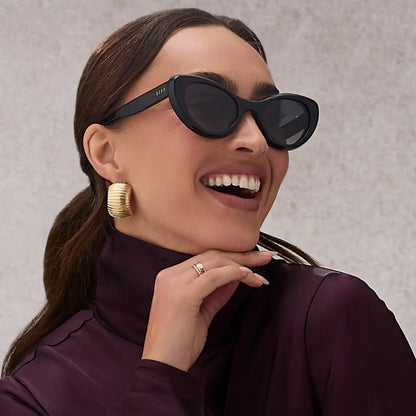 ZARIA - BLACK + GREY GRADIENT + POLARIZED SUNGLASSES