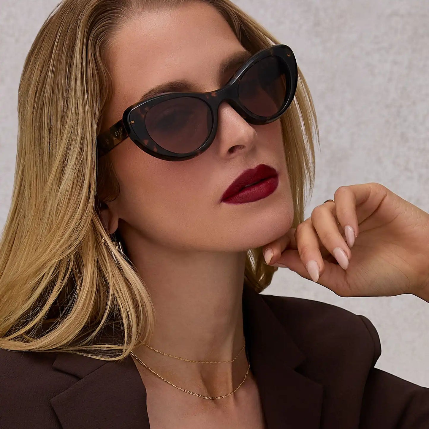 ZARIA - ESPRESSO TORTOISE + BROWN GRADIENT SUNGLASSES