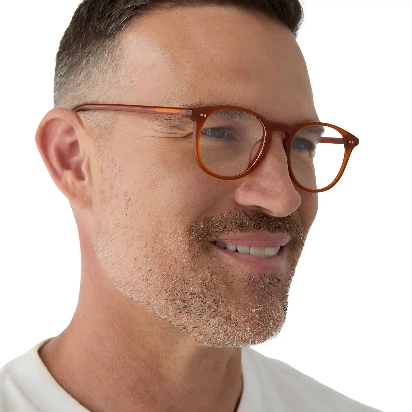 JAXSON - BURNT OCHRE + GLASSES