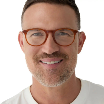 JAXSON - BURNT OCHRE + GLASSES