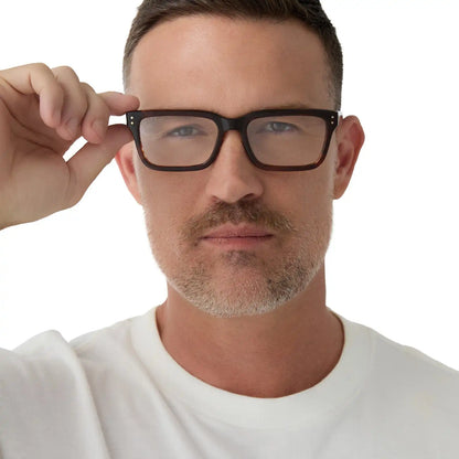 JOHN DUTTON - WARM SEQUOIA TORTOISE + GLASSES