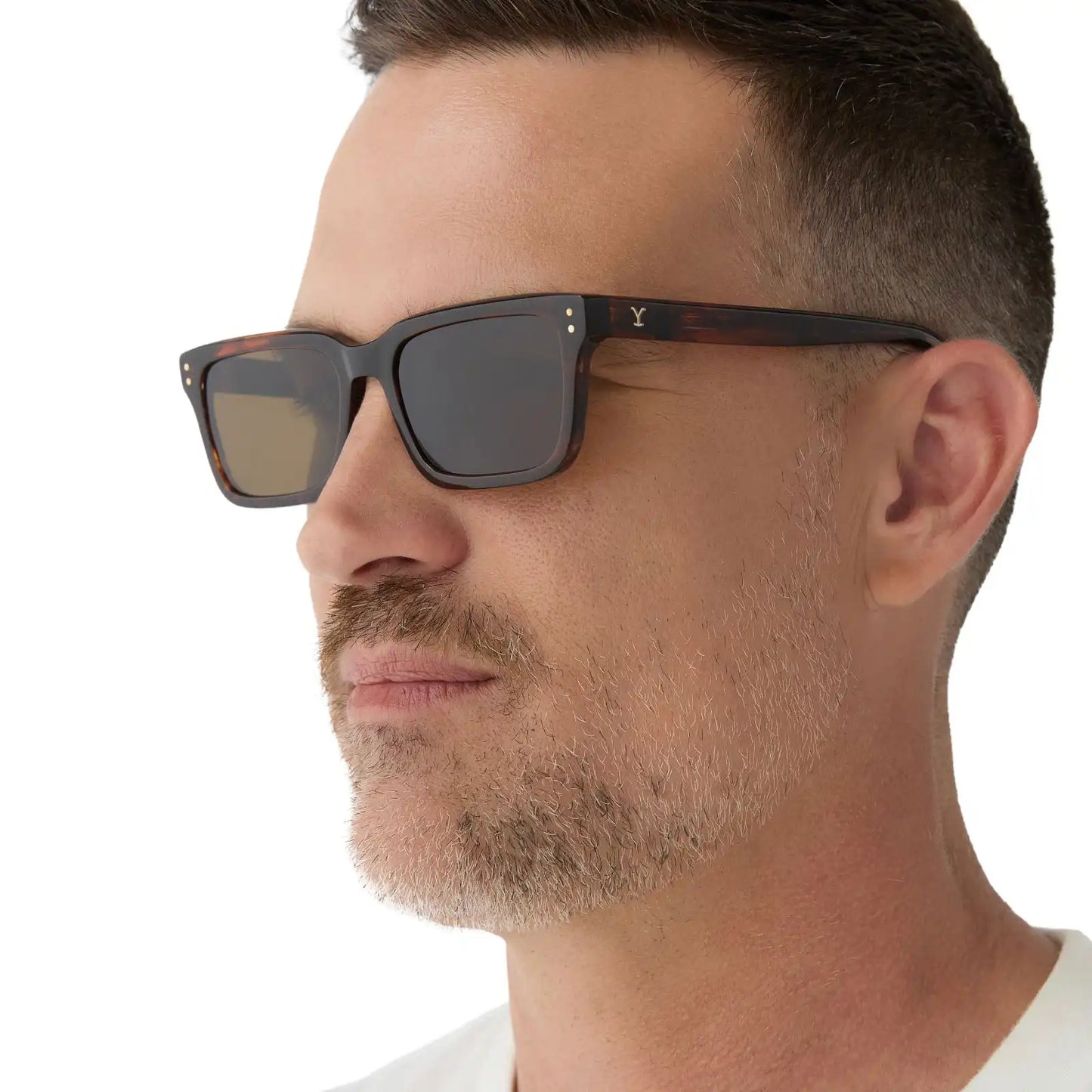 JOHN DUTTON - WARM SEQUOIA TORTOISE + BROWN + POLARIZED SUNGLASSES