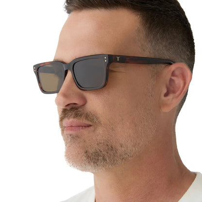 JOHN DUTTON - WARM SEQUOIA TORTOISE + BROWN + POLARIZED SUNGLASSES