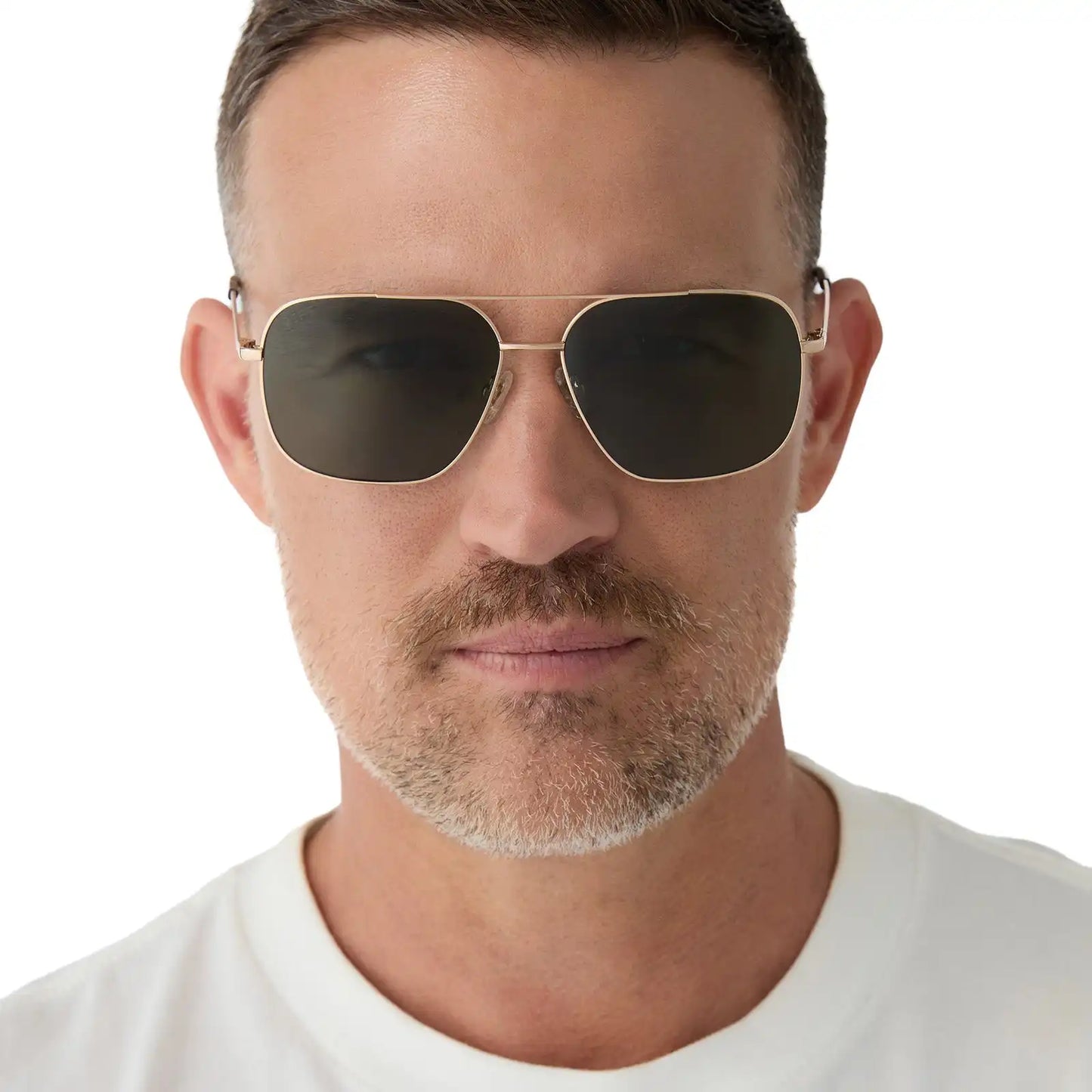 JONAS - GOLD + G15 POLARIZED SUNGLASSES