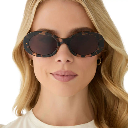LAINEY - ESPRESSO TORTOISE + BROWN SUNGLASSES