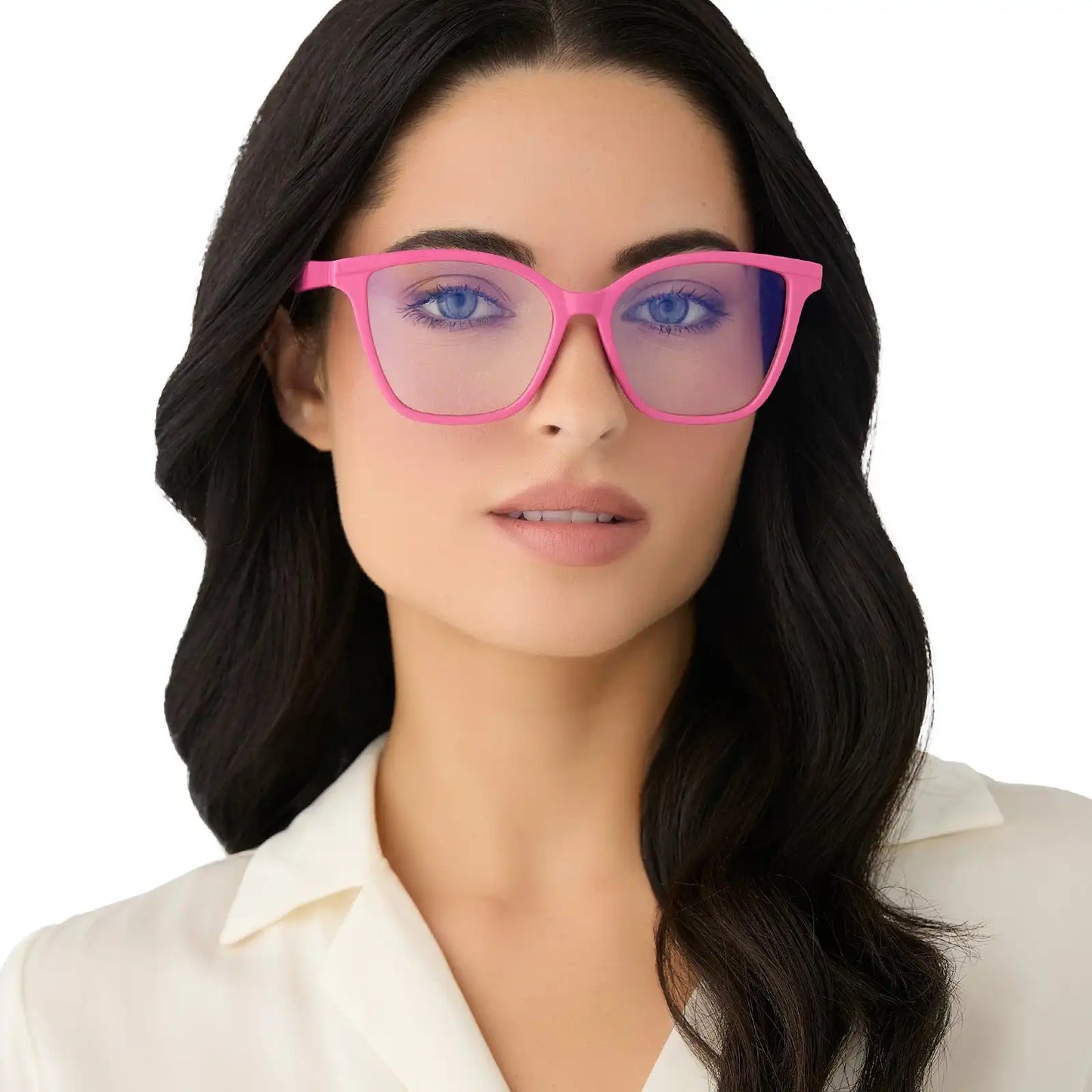 LEAH - BUBBLEGUM PINK + BLUE LIGHT READERS