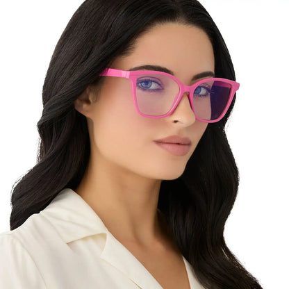 LEAH - BUBBLEGUM PINK + BLUE LIGHT READERS