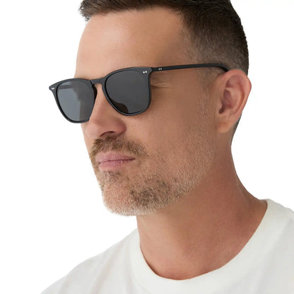MAXWELL XL - BLACK + GREY POLARIZED SUNGLASSES