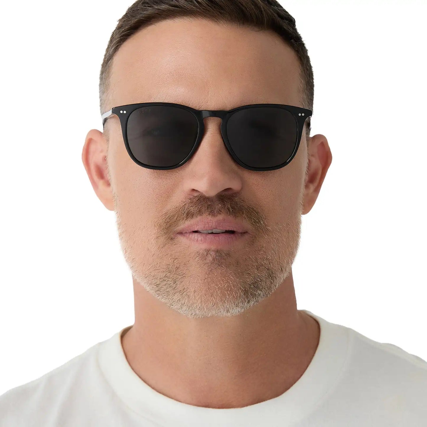 MAXWELL XL - BLACK + GREY POLARIZED SUNGLASSES