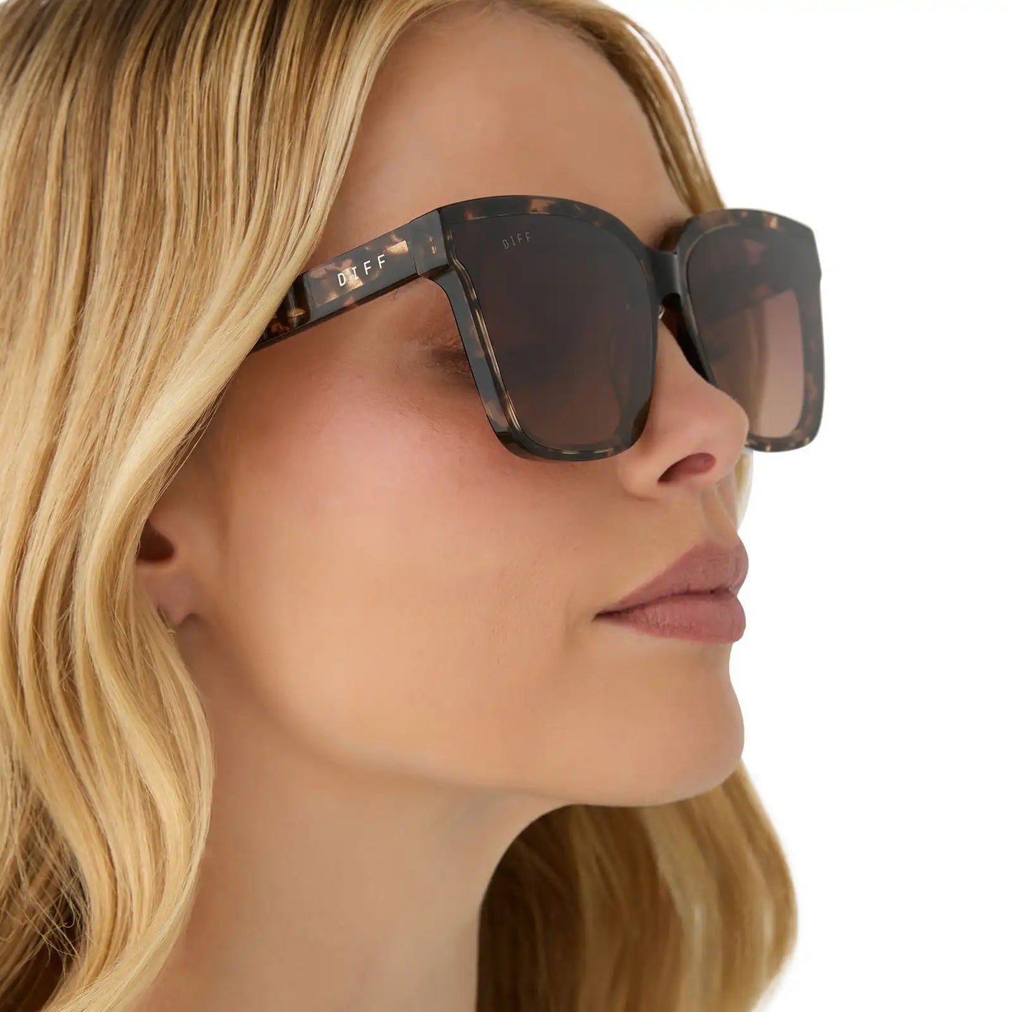 MEREDITH II - ESPRESSO TORTOISE + BROWN GRADIENT SUNGLASSES