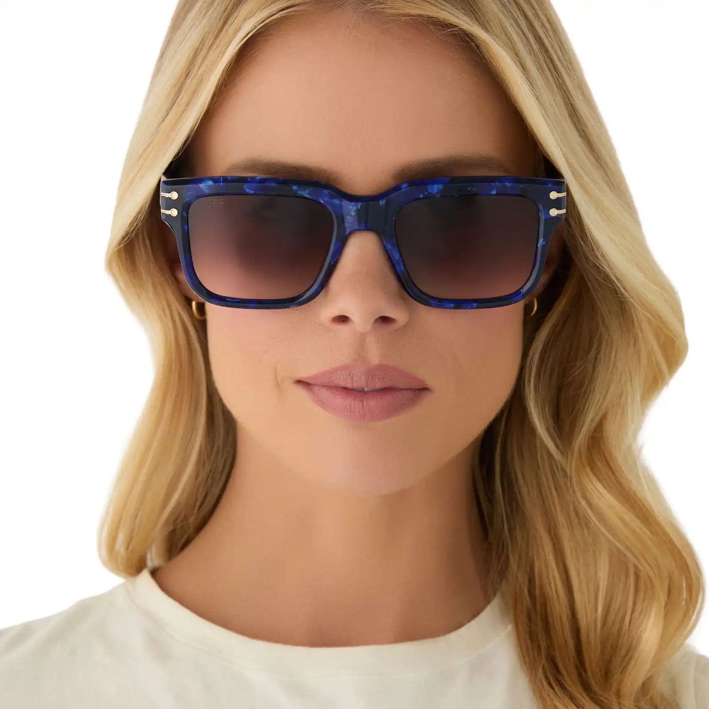 PRINCE FIYERO - MIDNIGHT BLUE TORTOISE + WARM BROWN SUNGLASSES