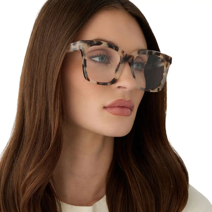 MEREDITH - CREAM TORTOISE + GLASSES