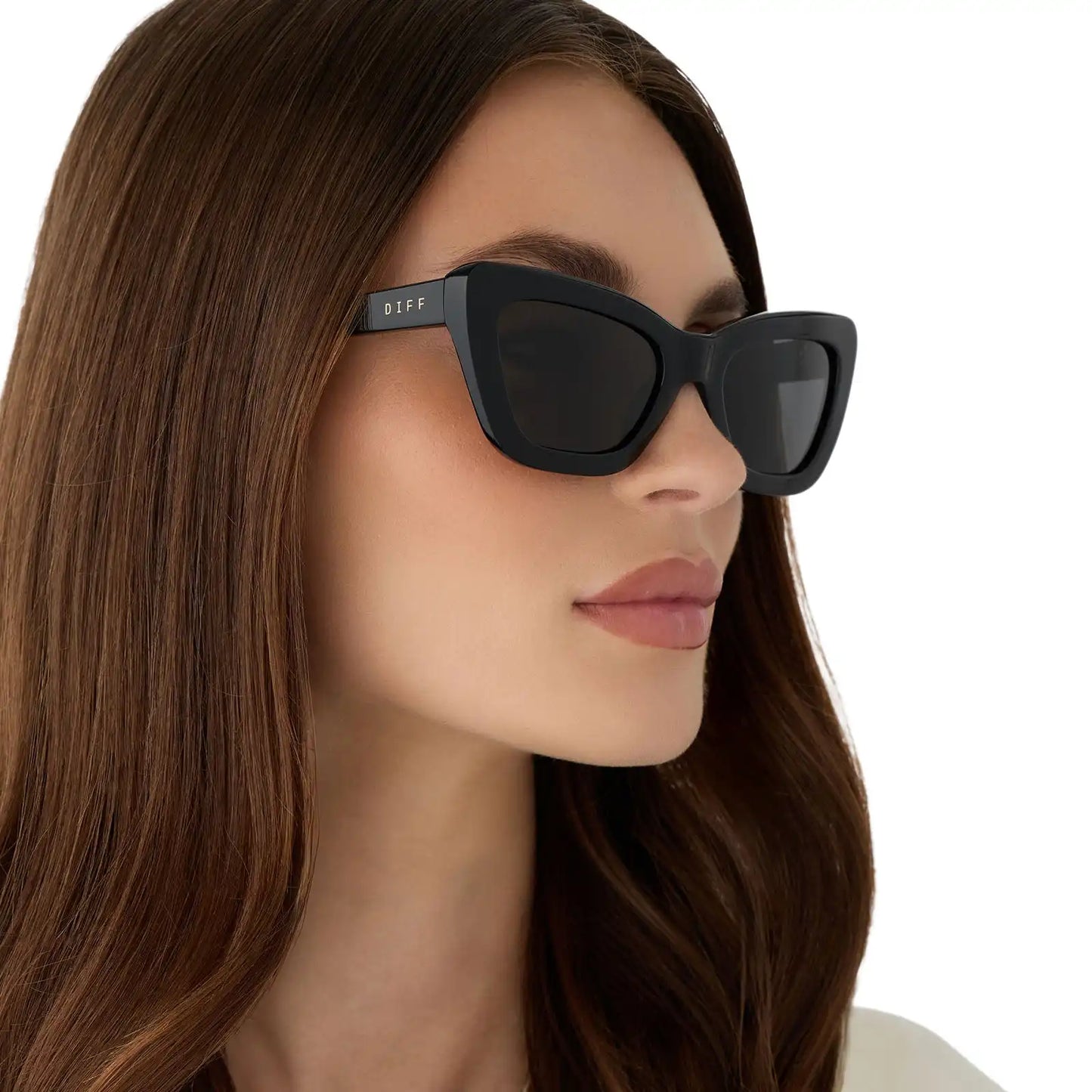 ADRIANA - BLACK + GREY + POLARIZED SUNGLASSES