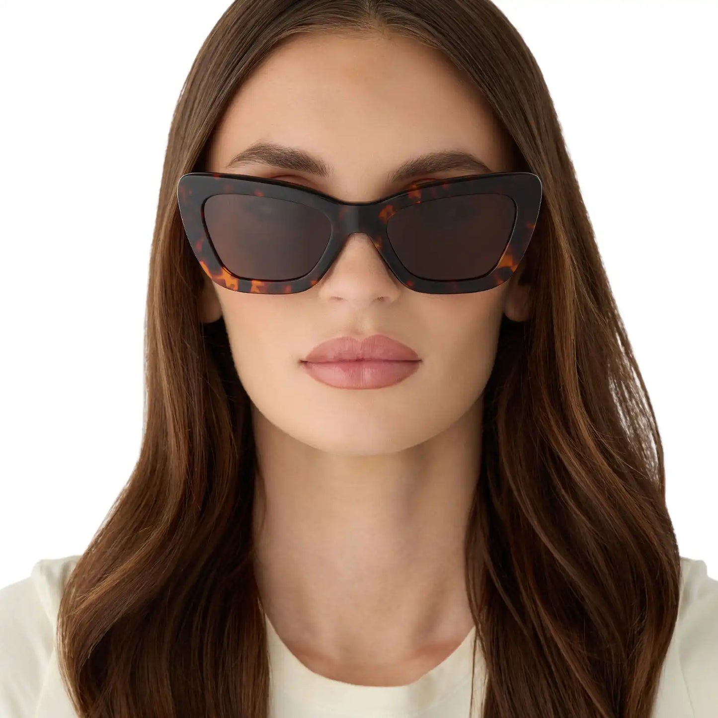 ADRIANA - RICH TORTOISE + BROWN SUNGLASSES