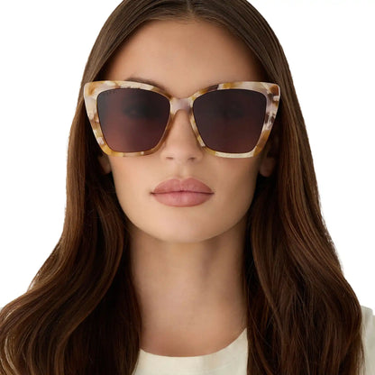 BECKY II - GILDED TORTOISE + BROWN GRADIENT SUNGLASSES