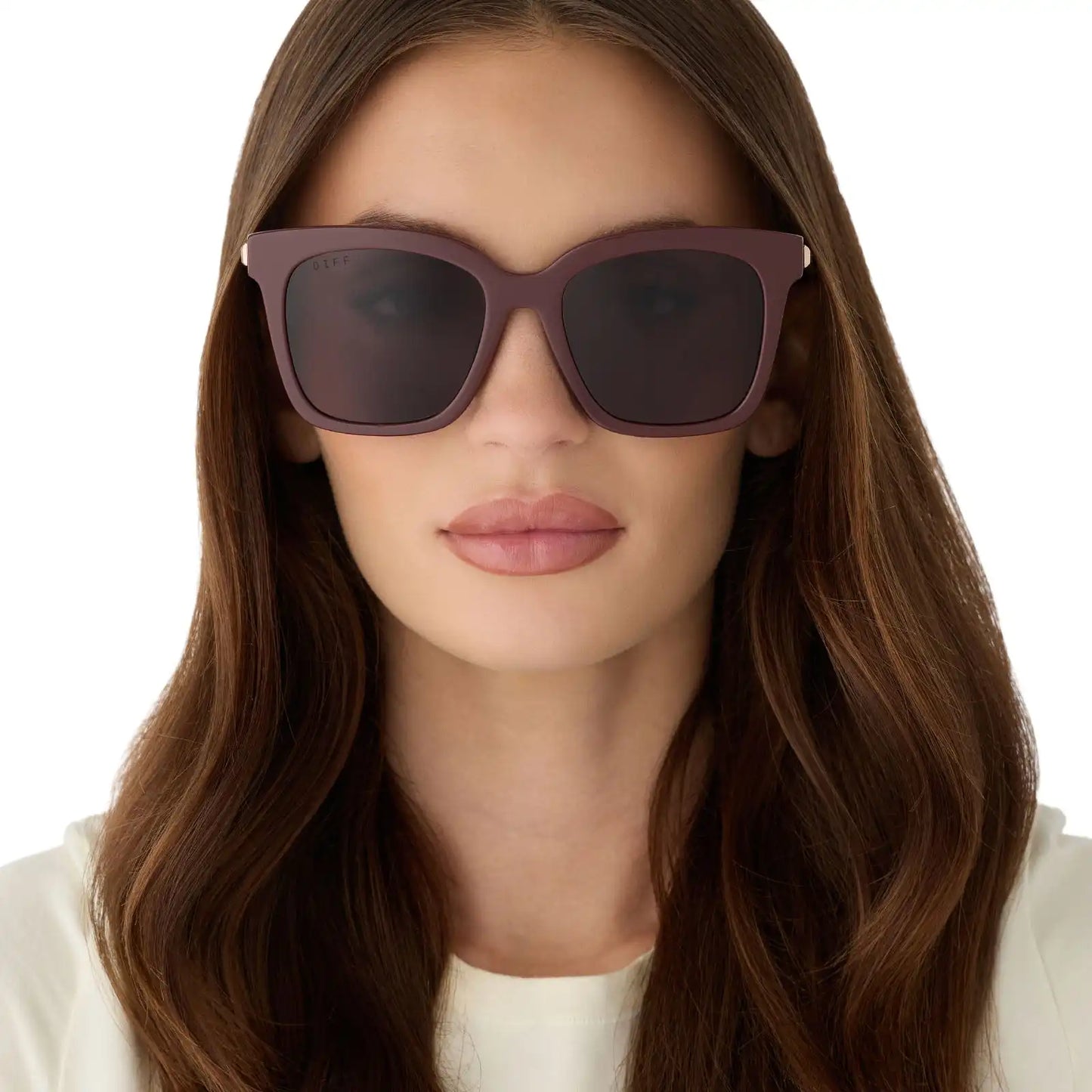BELLA - RUGBY RED + GREY + SUNGLASSES