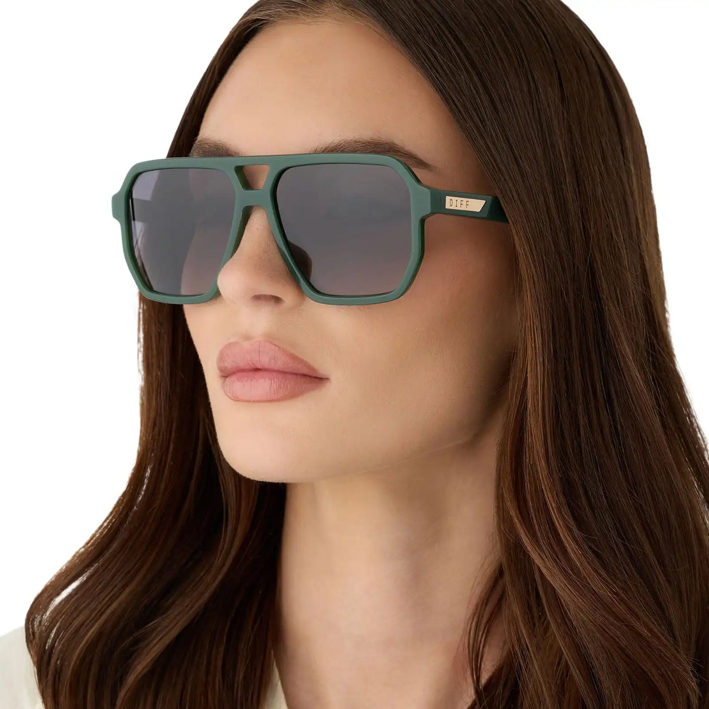 CAMERON - FAIRWAY GREEN + GREY GRADIENT + POLARIZED SUNGLASSES