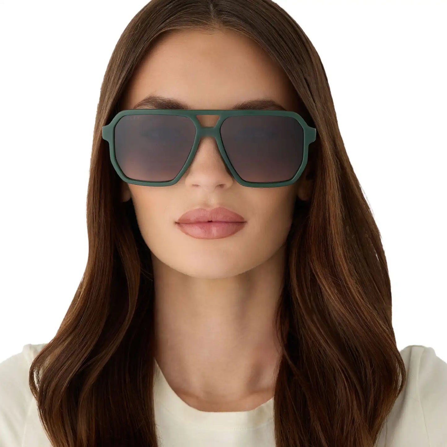 CAMERON - FAIRWAY GREEN + GREY GRADIENT + POLARIZED SUNGLASSES