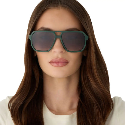 CAMERON - FAIRWAY GREEN + GREY GRADIENT + POLARIZED SUNGLASSES