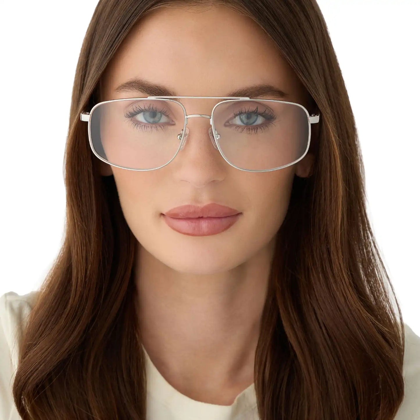CHARLEY - SILVER + GLASSES