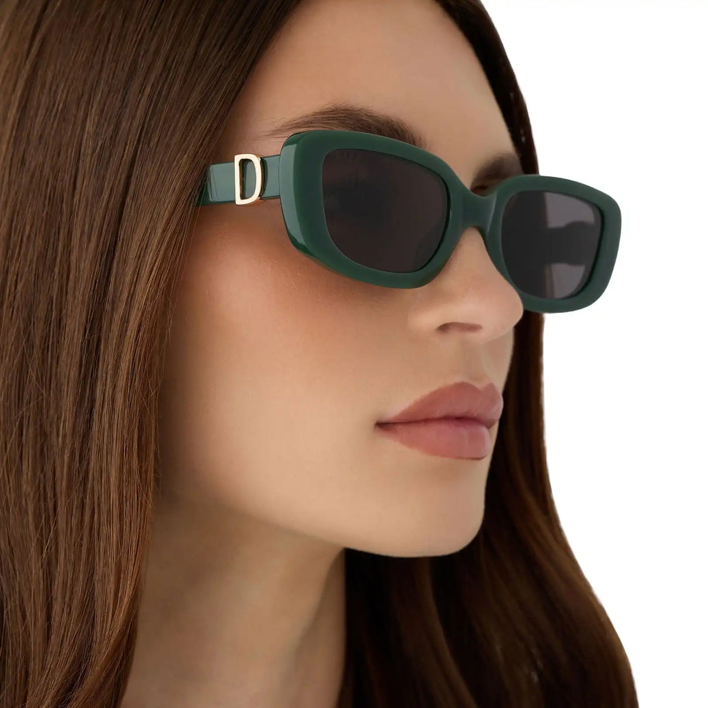DAPHNE - FAIRWAY GREEN + GREY SUNGLASSES