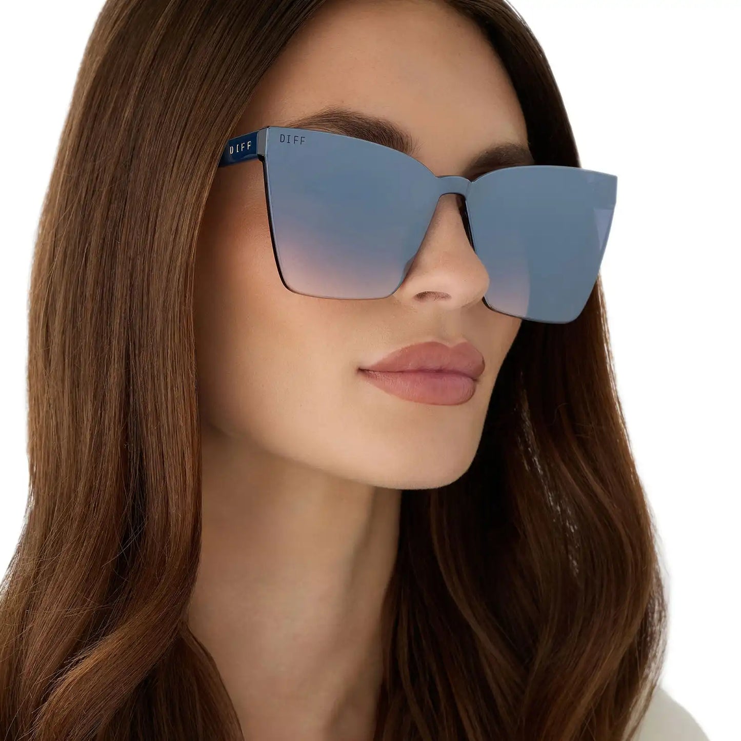 GOLDIE - CLUBHOUSE BLUE + SLATE GRADIENT FLASH SUNGLASSES