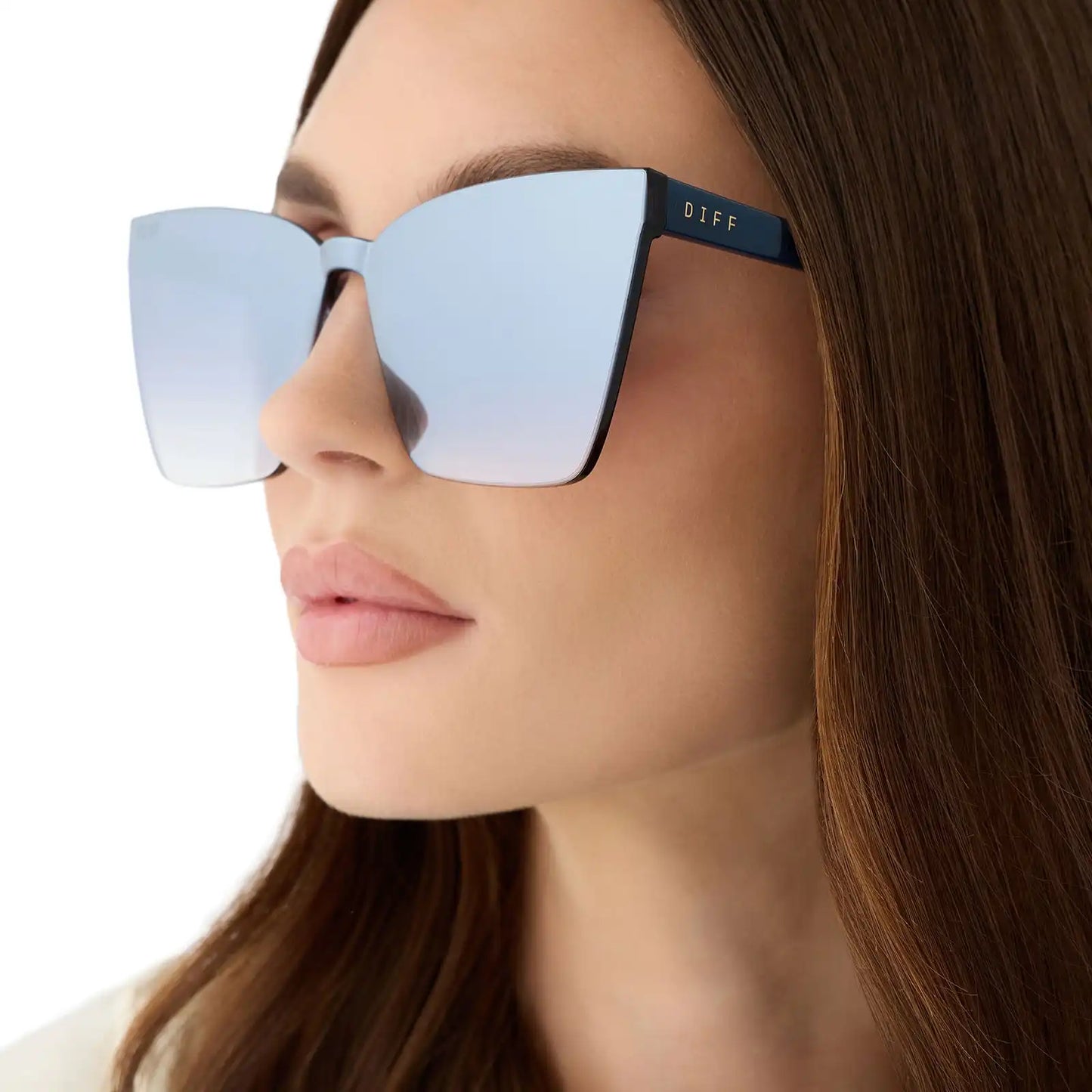 GOLDIE - CLUBHOUSE BLUE + SLATE GRADIENT FLASH SUNGLASSES