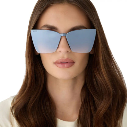 GOLDIE - CLUBHOUSE BLUE + SLATE GRADIENT FLASH SUNGLASSES
