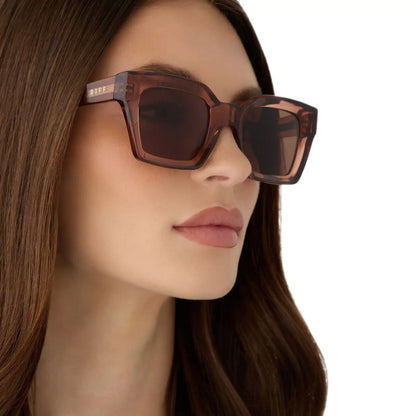 GREER - CAFÉ OLE + BROWN SUNGLASSES