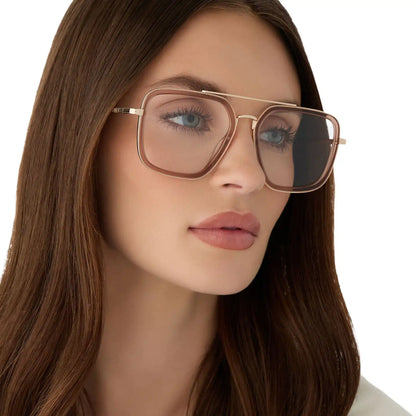JORDAN - CAFÉ OLE + GOLD + GLASSES