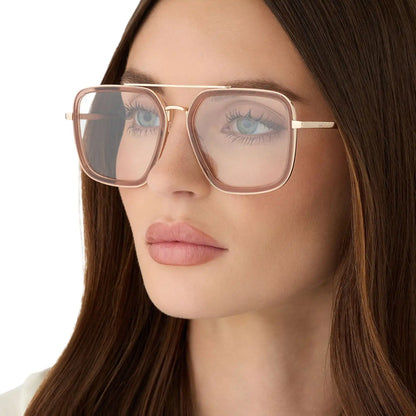 JORDAN - CAFÉ OLE + GOLD + GLASSES