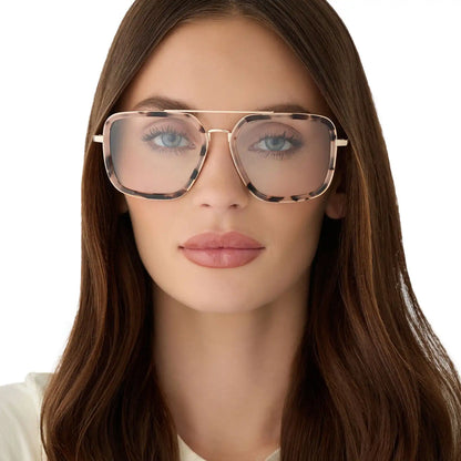 JORDAN - HIMALAYAN TORTOISE + GOLD + GLASSES