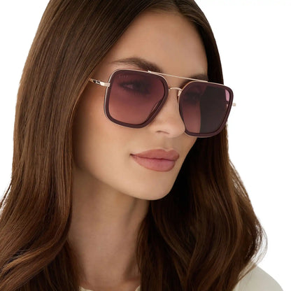 JORDAN - RUGBY RED + BURGUNDY GRADIENT SUNGLASSES