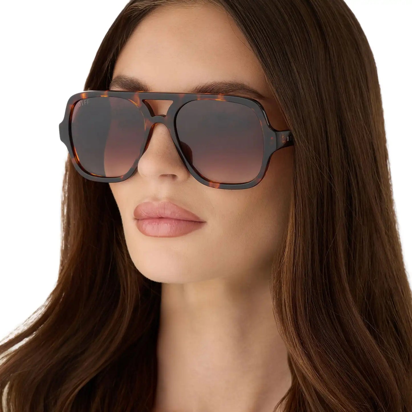 LAYTON - RICH TORTOISE + BROWN GRADIENT SUNGLASSES