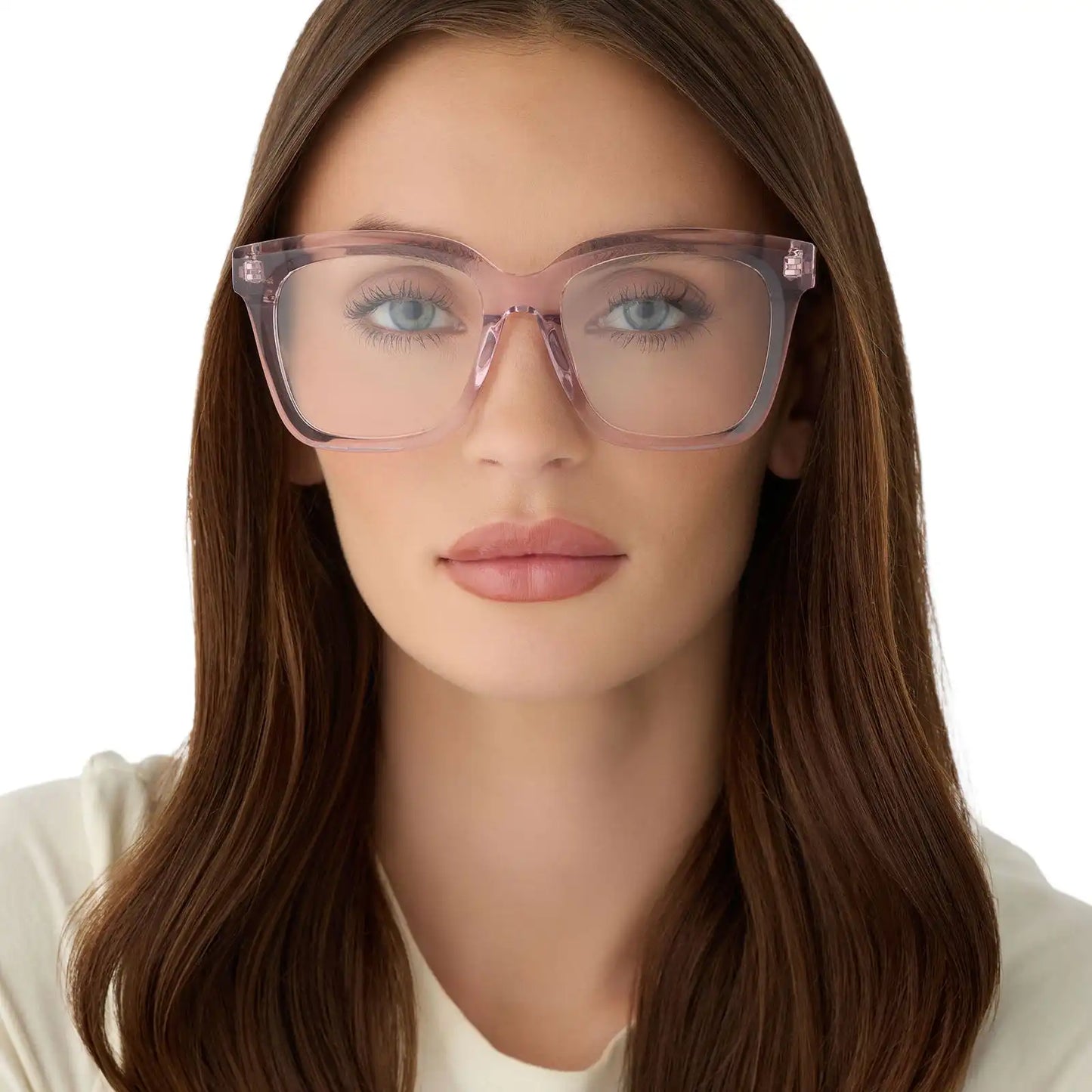 MEREDITH - ROSE CRYSTAL + GLASSES