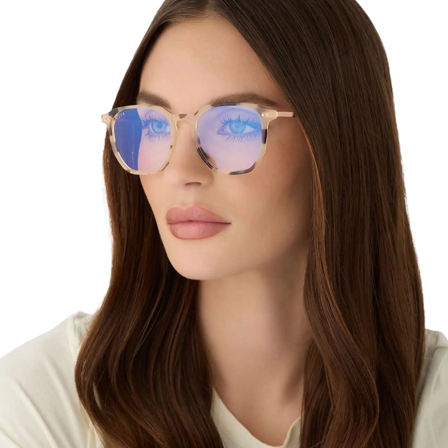 NOEL - CREAM TORTOISE + GLASSES