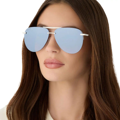 TAHOE - SILVER + SLATE GRADIENT FLASH + POLARIZED SUNGLASSES