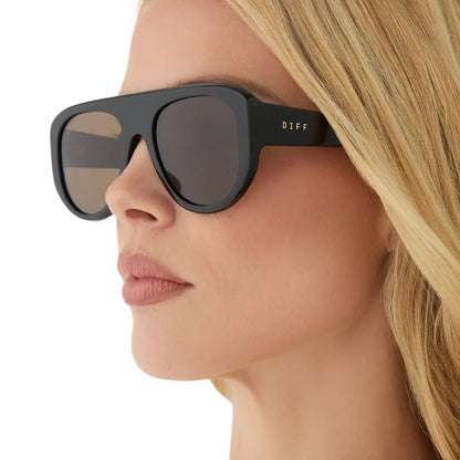 MORGAN - BLACK + BROWN + POLARIZED SUNGLASSES