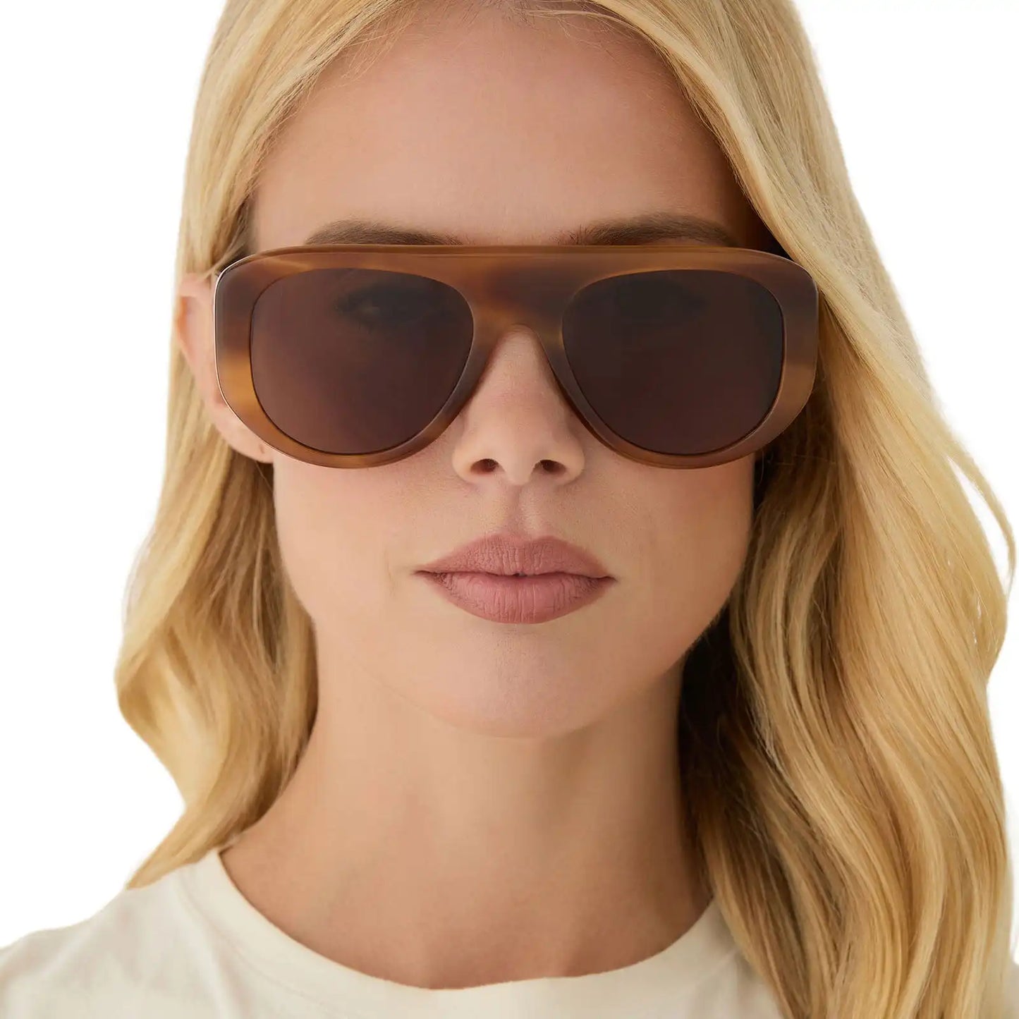 MORGAN - TAWNY TORTOISE + BROWN SUNGLASSES
