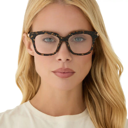 BELLA XS - GLITTER TORTOISE + GLASSES