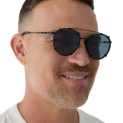 RAVENCLAW™ - SCHOLARLY MATTE BLACK + TWILIGHT BLUE SUNGLASSES