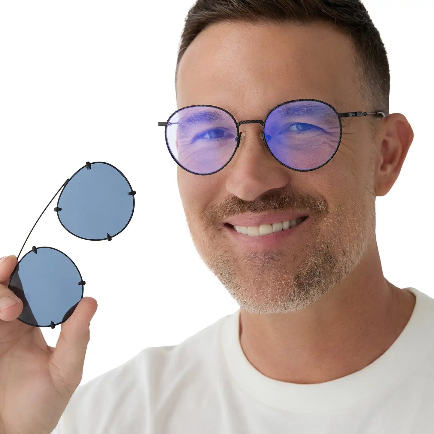 RAVENCLAW™ - SCHOLARLY MATTE BLACK + TWILIGHT BLUE SUNGLASSES