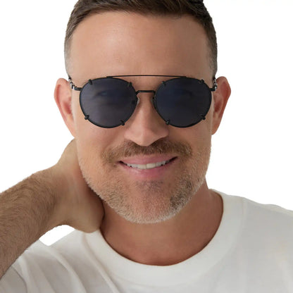 RAVENCLAW™ - SCHOLARLY MATTE BLACK + TWILIGHT BLUE SUNGLASSES