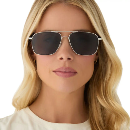 RIP WHEELER - BIG SKY SILVER + GREY + POLARIZED SUNGLASSES