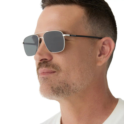 RIP WHEELER - BIG SKY SILVER + GREY + POLARIZED SUNGLASSES