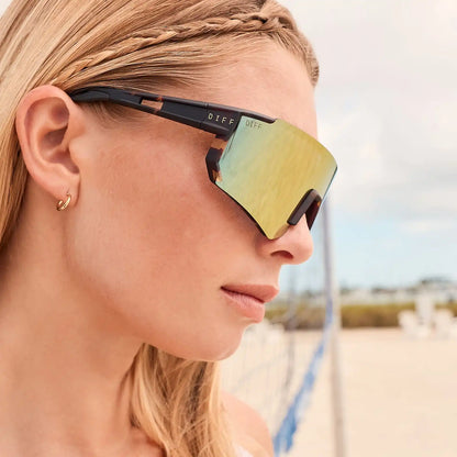 HEAT - SPORT TORTOISE + ORANGE FLASH + POLARIZED SUNGLASSES