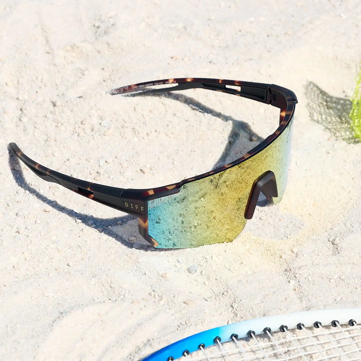 HEAT - SPORT TORTOISE + ORANGE FLASH + POLARIZED SUNGLASSES