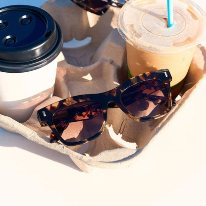 BRADLEY - ESPRESSO TORTOISE + BROWN GRADIENT + POLARIZED SUNGLASSES