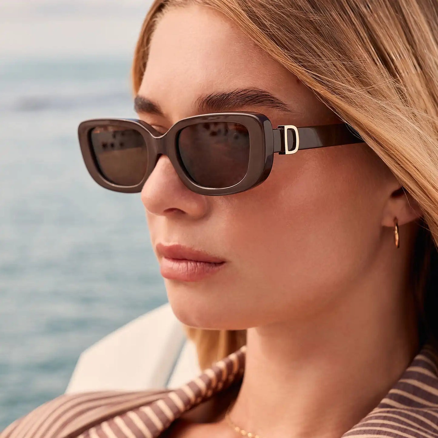 DAPHNE - TRUFFLE + TRUFFLE + POLARIZED SUNGLASSES
